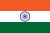 The Flag of India, adopted on July 22, 1947.